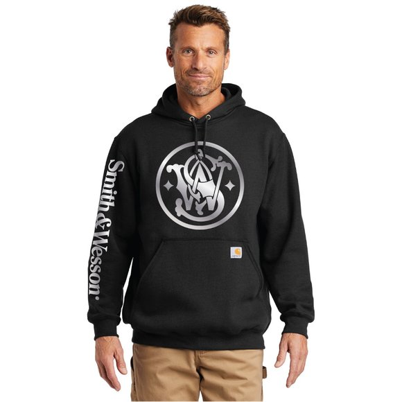 Carhartt Hoodie Carhart Guns Ruger Glock Smith & Wesson Kimber Beretta Pistol - Picture 7 of 7